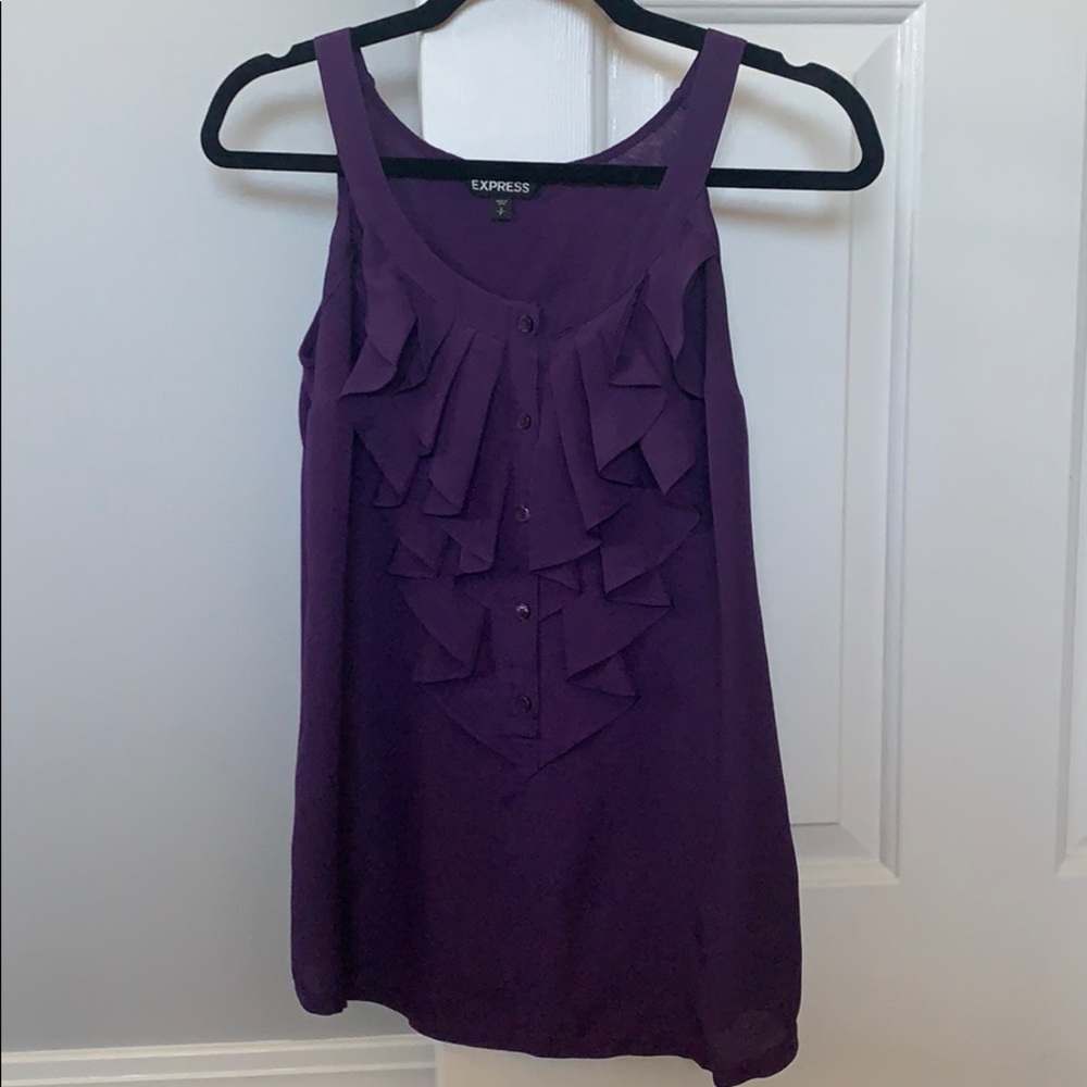 Express purple blouse